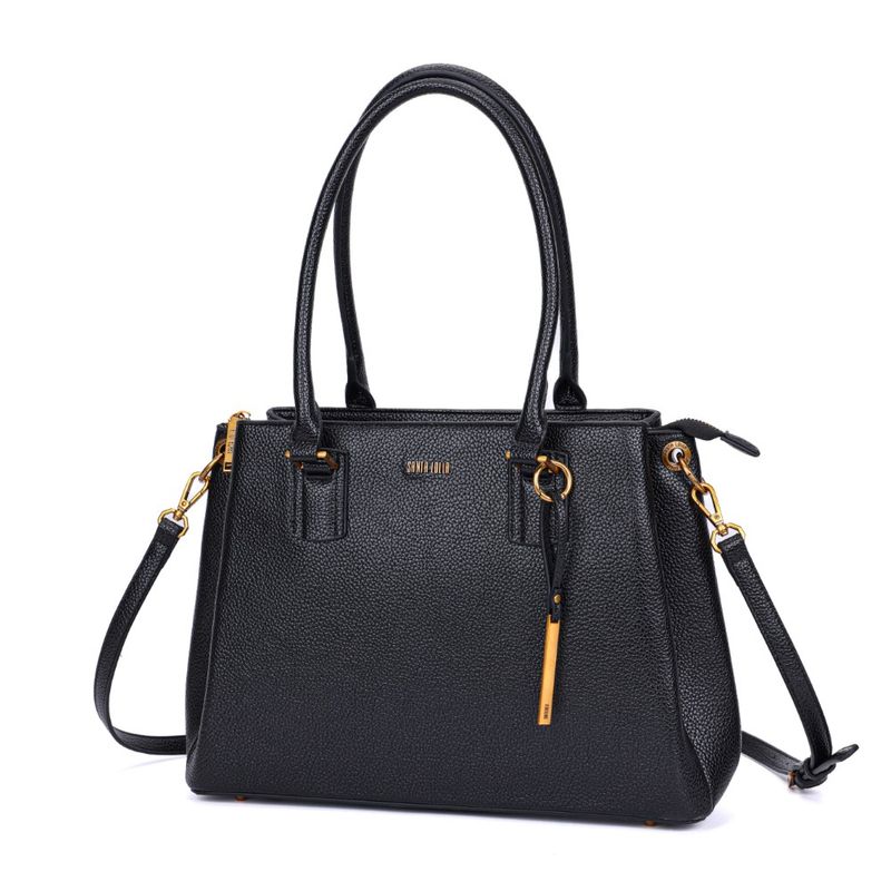 Bolsa Tote Bag Floater Preta Alça Transversal