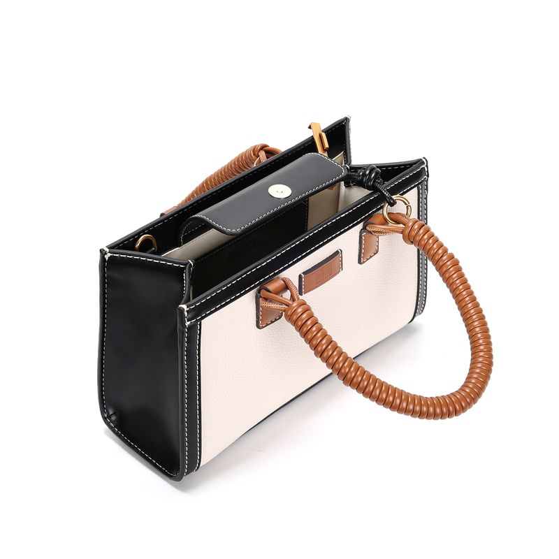 Bolsa Tote Estruturada Floater Off White Pesponto